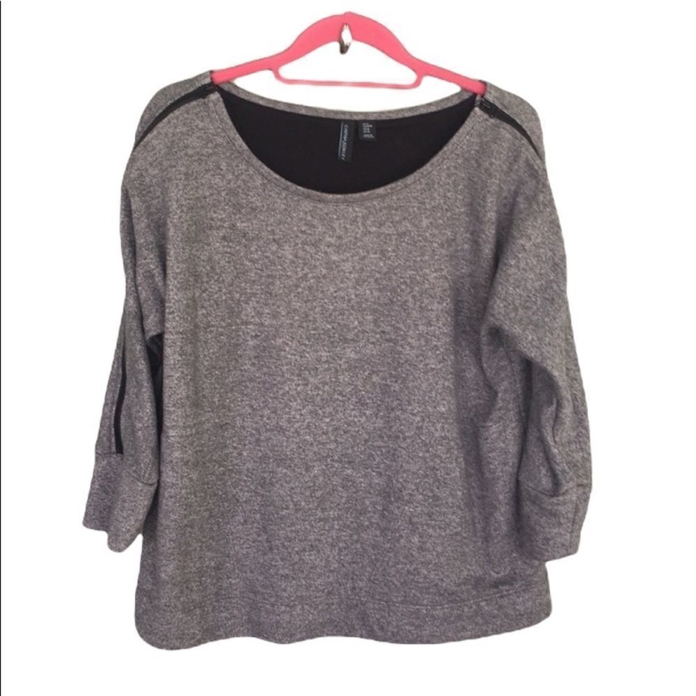 Cynthia Rowley Sz M Zippers On Shoulder